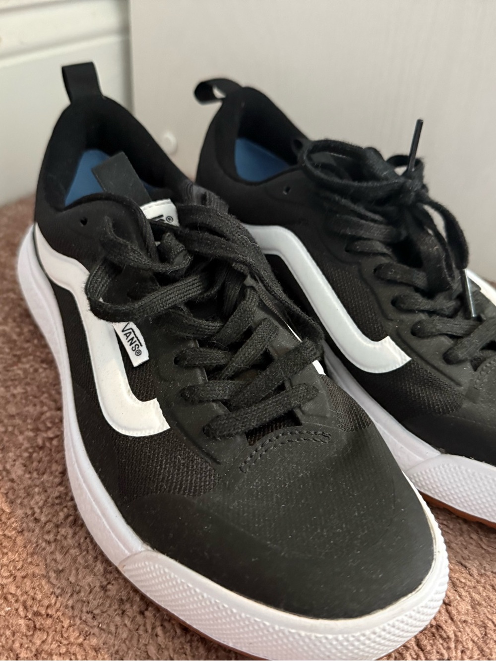 Vans Black & White Low-Top Sneakers